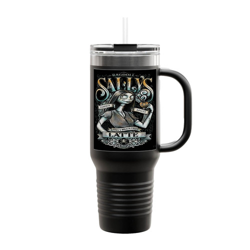 Sally's Pumpkin Spiced Latte Nightmare Before Christmas Parody Insulated Travel Mug