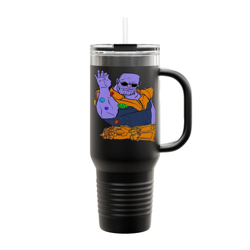 Salt Bae Thanos Avengers Infinity War Insulated Travel Mug
