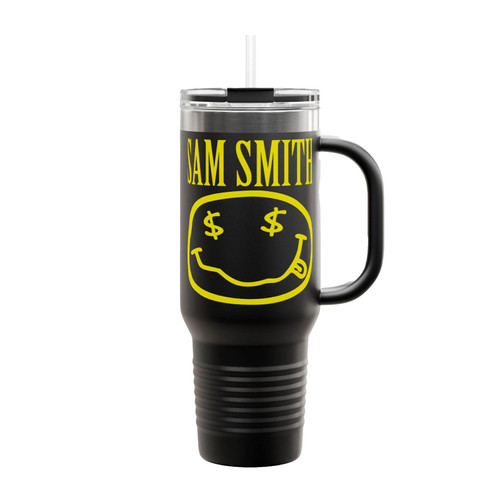 Sam Smith Nirvana Nevermind Insulated Travel Mug