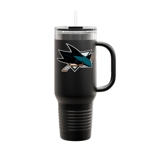 San Jose Sharks Logo Insulated Travel Mug