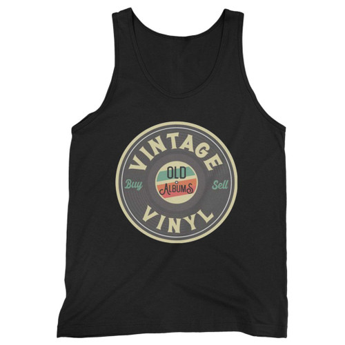 Our cotton vintage buy and sell old vinyl men tank top is perfect for those intense workouts in the gym, at practice or pickup games.