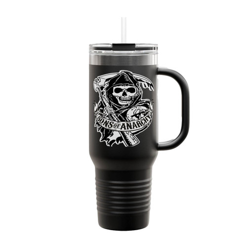 Sons Of Anarchy Reaper Logo Insulated Travel Mug