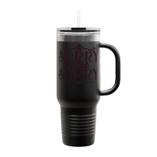 Sorry Not Sorry Insulated Travel Mug