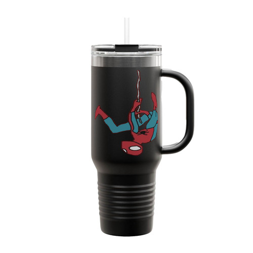 Spiderman Marvel Comics Cute Spidey Red Blue Superhero Insulated Travel Mug