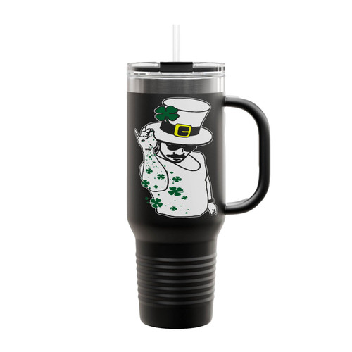 St Patrick's Day Irish Salt Bae Insulated Travel Mug