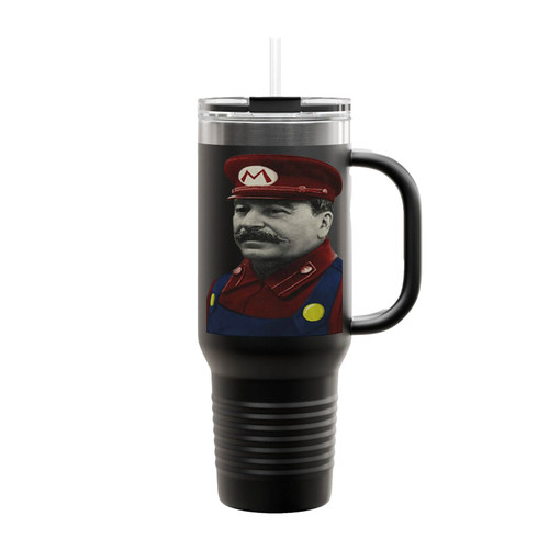 Stalin Mario Bros Insulated Travel Mug