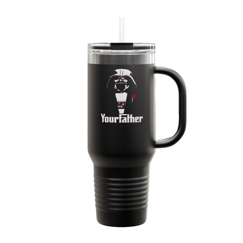 Star Wars Your Father Darth Vader Godfather Funny Insulated Travel Mug