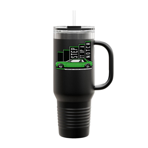 Step It Up A Notch Mustang Insulated Travel Mug