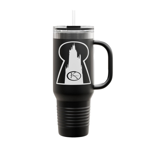 Stephen King Dark Tower Building Insulated Travel Mug