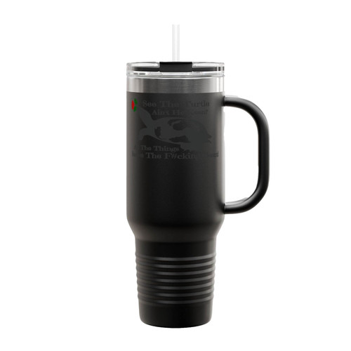 Stephen King Dark Tower Turtle With Rose Insulated Travel Mug