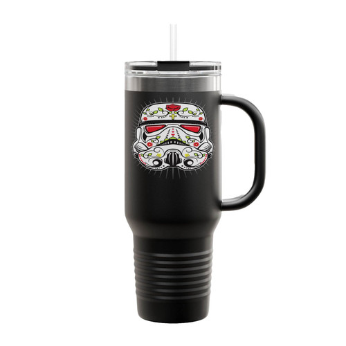 Stormtrooper Sugar Skull Insulated Travel Mug