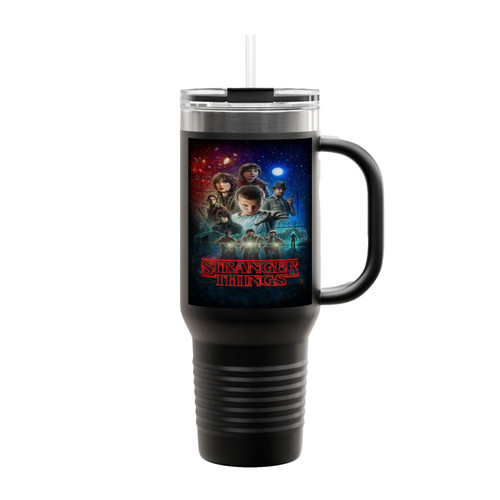 Stranger Things Movie Poster Netflix Insulated Travel Mug