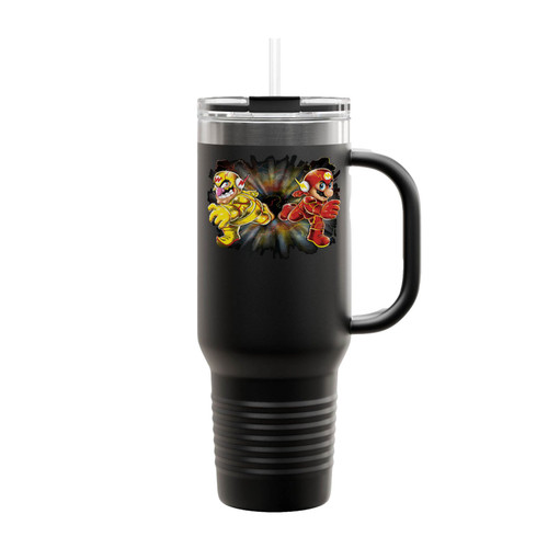 Super Mario The Flash Mashup Insulated Travel Mug