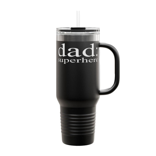 Superhero Dad Father's Day Present Insulated Travel Mug
