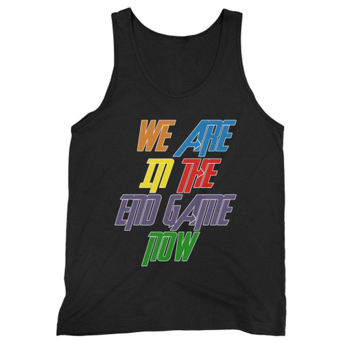 Our cotton we are in the endgame now men tank top is perfect for those intense workouts in the gym, at practice or pickup games.