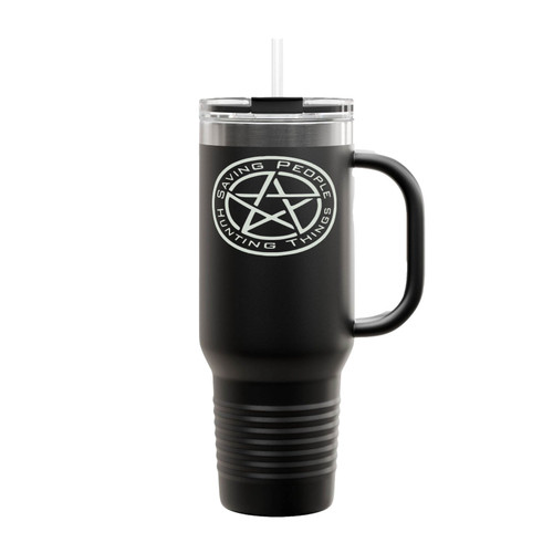 Supernatural Saving People Hunting Things Insulated Travel Mug