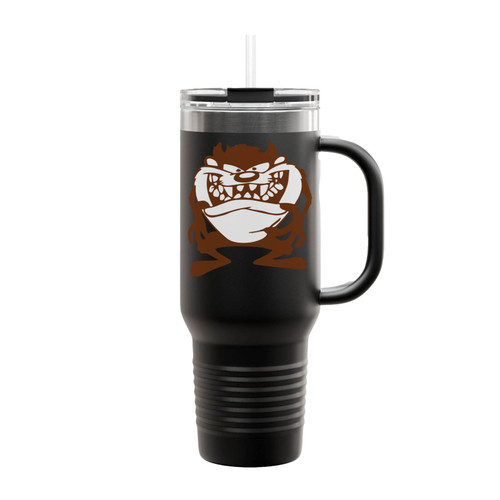 Tasmanian Devil Cartoon Insulated Travel Mug