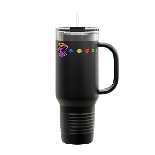 Thanos Pac Man Mash Up Insulated Travel Mug