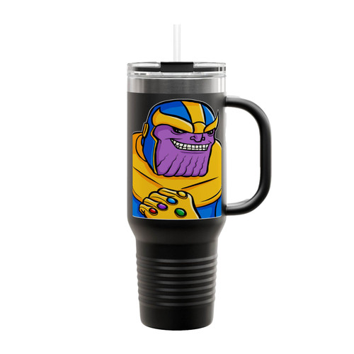 Thanos Smile Marvel Avengers Infinity War Insulated Travel Mug