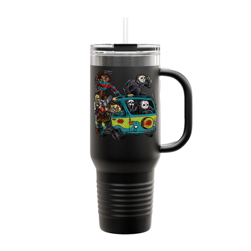 The Massacre Machine Horror Insulated Travel Mug