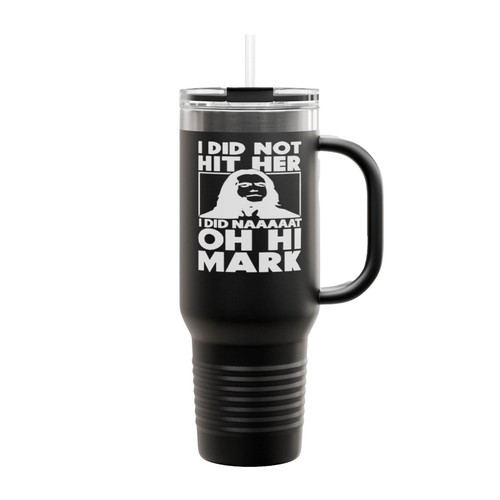 The Room Inspired Oh Hi Mark Insulated Travel Mug