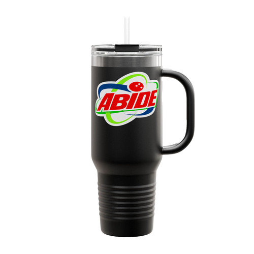 The Suds Abide A Parody Of Ariel's Logo Insulated Travel Mug