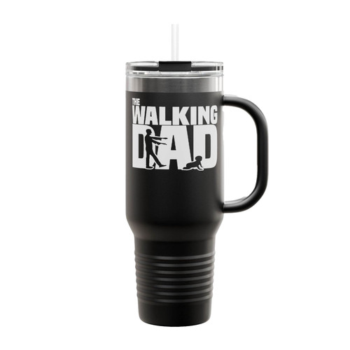 The Walking Dad Funny Insulated Travel Mug