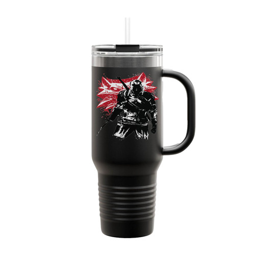 The Witcher Geralt Wild Hunt Assassin Of Kings Insulated Travel Mug