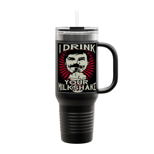 There Will Be Milkshake Insulated Travel Mug