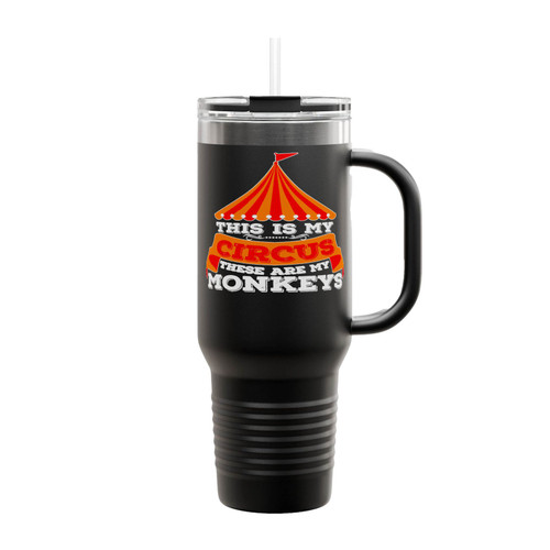 This Is My Circus These Are My Monkeys Insulated Travel Mug