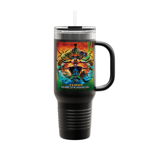 Thor Ragnarok Marvel Poster Insulated Travel Mug