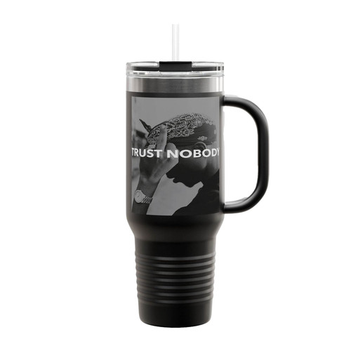 Tupac 2 Pac Shakur Trust Nobody Insulated Travel Mug