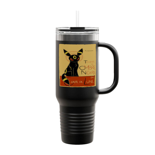 Umbreon Ombre Noire Pokemon Eeve Evolution Insulated Travel Mug