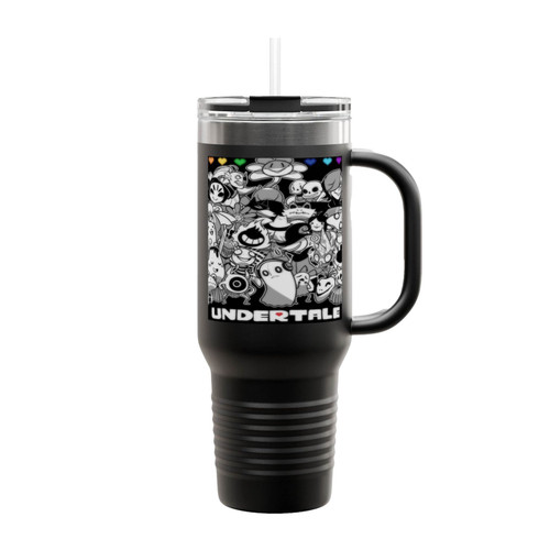 Undertale All Characters Sans Papyrus Toriel Undyne Alphys Insulated Travel Mug