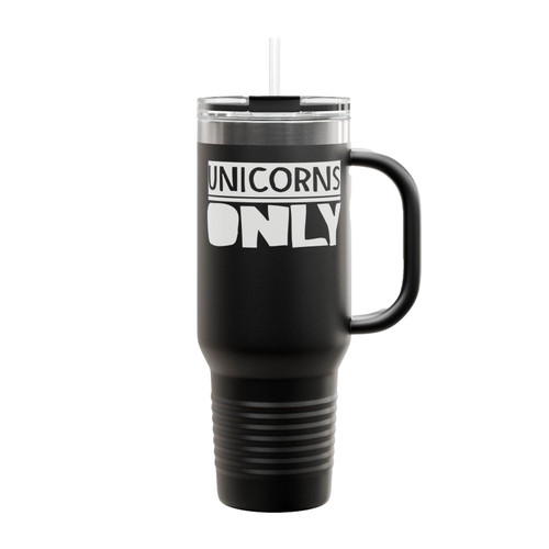 Unicorns Only Insulated Travel Mug