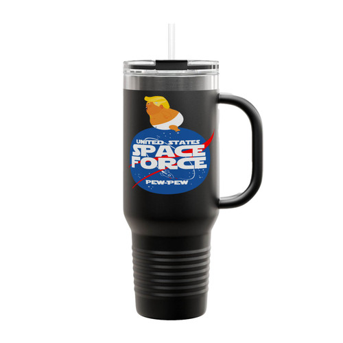 United Space Force Pew Pew Insulated Travel Mug