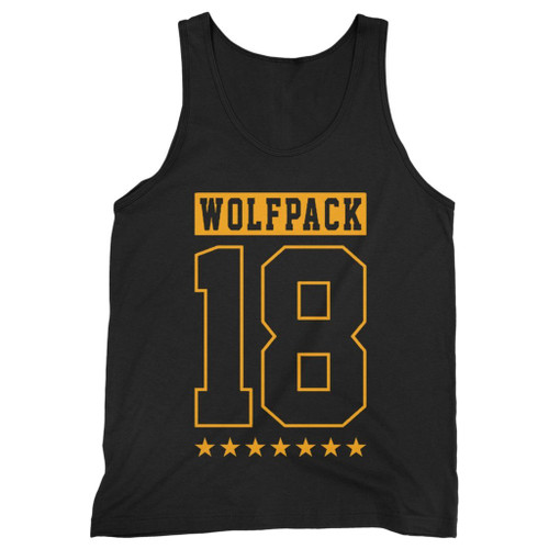 Our cotton wolfpack bachelor party custom men tank top is perfect for those intense workouts in the gym, at practice or pickup games.
