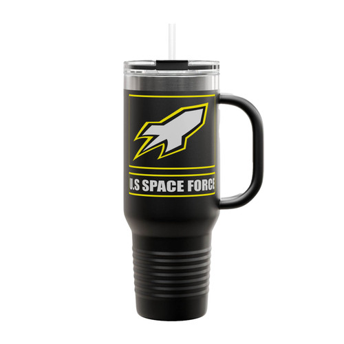 Us Space Force Rocket Funny Anti Trump Protest Trump Meme Insulated Travel Mug