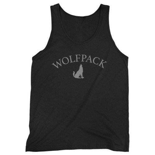 Our cotton wolfpack men tank top is perfect for those intense workouts in the gym, at practice or pickup games.