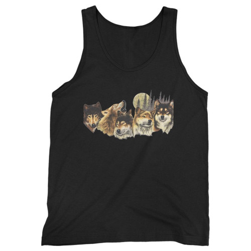 Our cotton wolf of the moon men tank top is perfect for those intense workouts in the gym, at practice or pickup games.