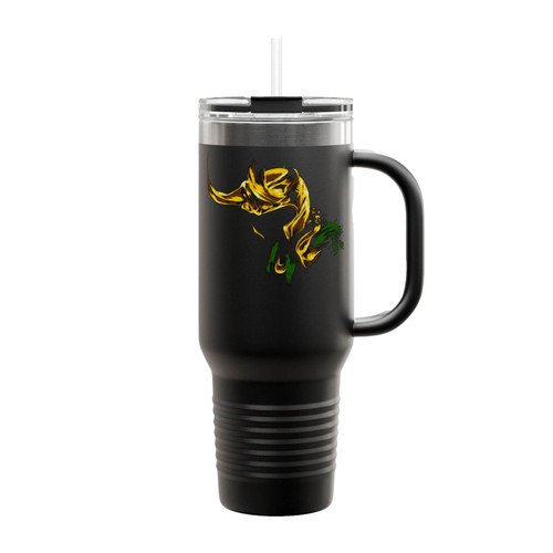 Villains Loki Graffiti Insulated Travel Mug