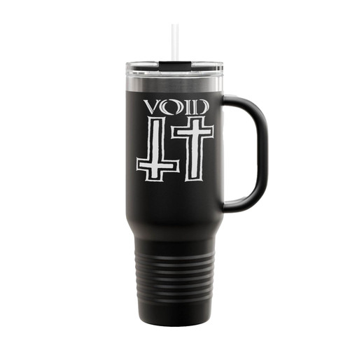 Void Black Band Insulated Travel Mug