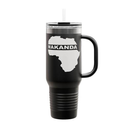 Wakanda Black Panther Africa Map Insulated Travel Mug