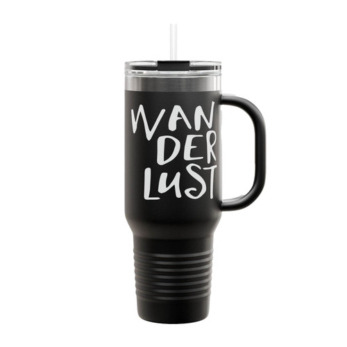 Wanderlust Nature Adventure Insulated Travel Mug