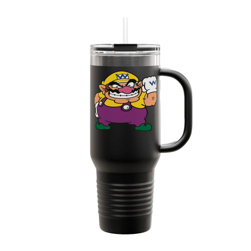 Wario Game Character Insulated Travel Mug