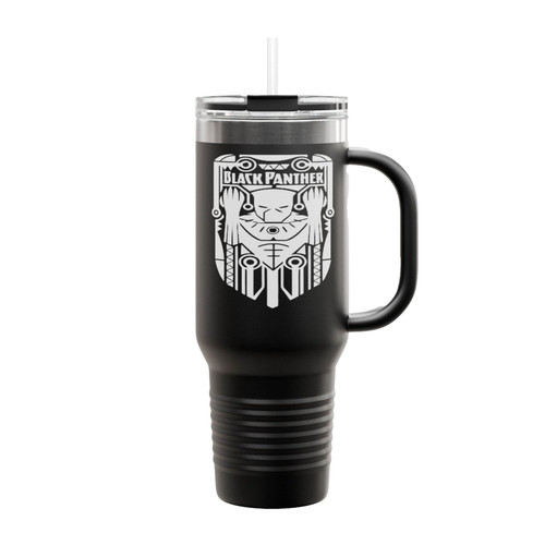 Warriors Of Wakanda Black Panther Insulated Travel Mug
