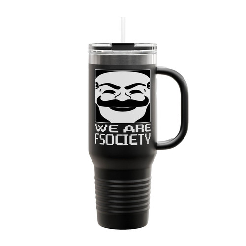 We Are Fsociety Mr Robot Insulated Travel Mug