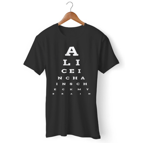 Alice In Chains Eye Chart Men T Shirt