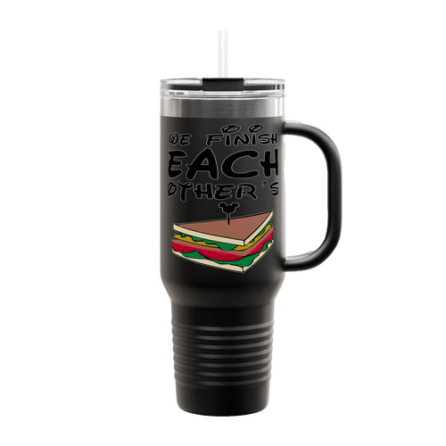 We Finish Each Other's Sandwiches 1 Insulated Travel Mug