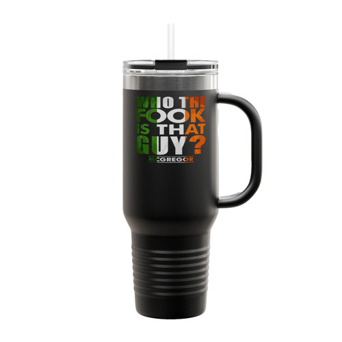 Who The Fook Is That Guy Conor Mcgregor Insulated Travel Mug